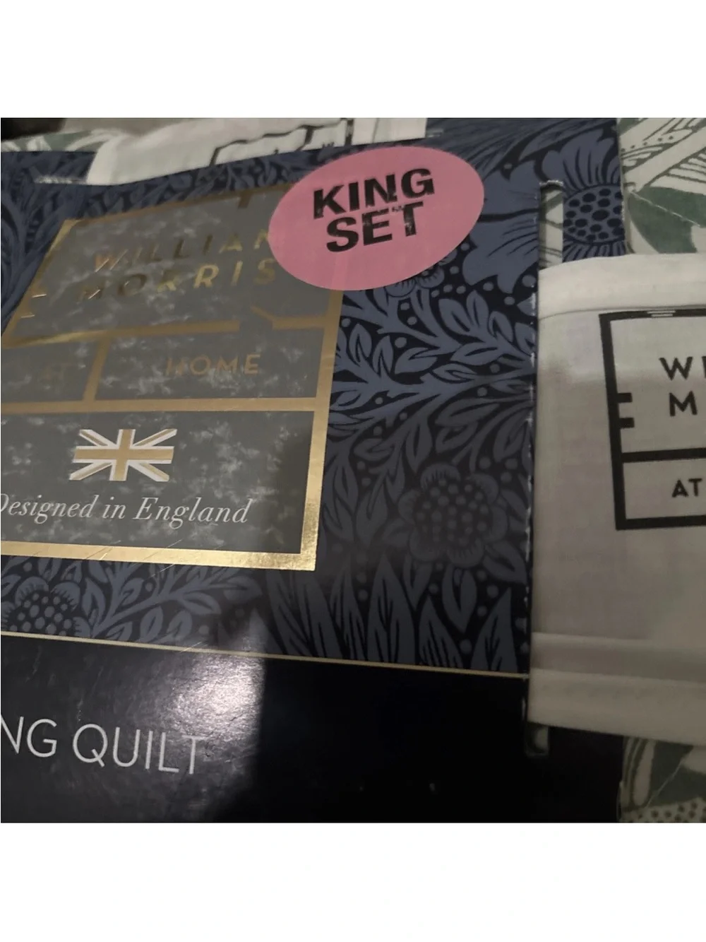 Green Floral King Quilt